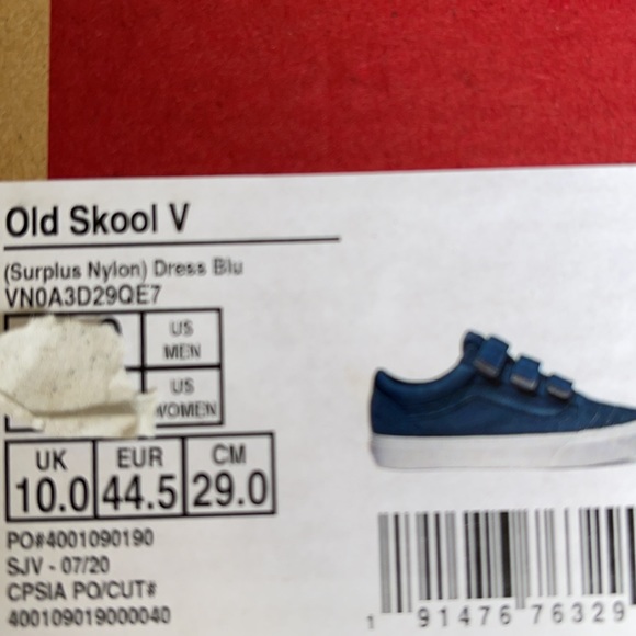 Vans Old Skool V Surplus Nylon Dress Blue WMNS - Picture 16 of 16